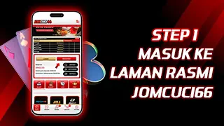 Langkah 1 - Masuk ke laman rasmi JomCuci66 melalui Safari